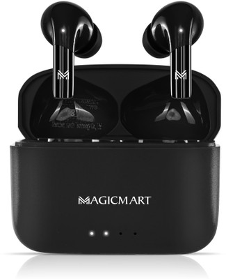 MAGICMART Airdopes 165 Tws Headset Hd Stereo Sound Quality With ENC Mic & 60hr Playback Bluetooth(Black, In the Ear)