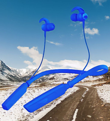 QPG STORE Rokerz 235 Pro Wireless Bluetooth Neckband(0B.525 Bluetooth(Blue, In the Ear)