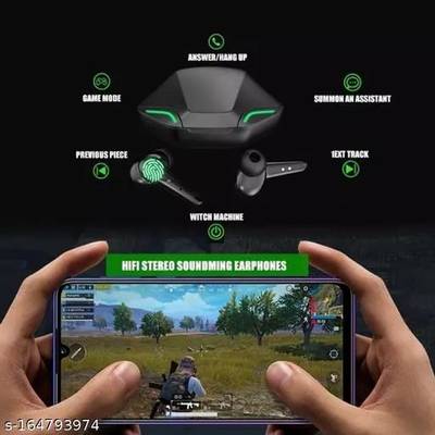 KS08 Bluetooth Gaming Earbuds with 60ms Low Latency, 30 hours of Playtime C9 Bluetooth Headset