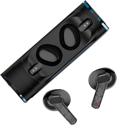 DigiClues Stick Transparent TWS Earbuds 8D Stereo Audio With 32Hrs Playtime Headphone Bluetooth(Ebony Black, In the Ear)