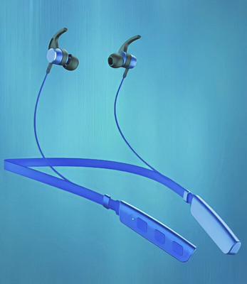 GPQ STORE Rokerz 235 Pro Wireless Bluetooth Neckband(B.0.358 Bluetooth(Blue, In the Ear)