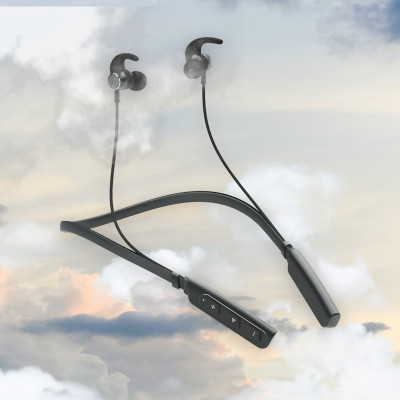 QPG STORE Rokerz 235 Pro Wireless Bluetooth Neckband(0.899 Bluetooth(Black, In the Ear)