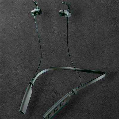 QPG STORE Rokerz 235 Pro Wireless Bluetooth Neckband(0.1770 Bluetooth(Black, In the Ear)