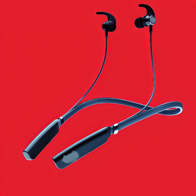 GPQ STORE Rokerz 235 Pro Wireless Bluetooth Neckband(0.353 Bluetooth(Black, In the Ear)