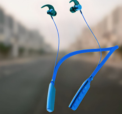 GPQ STORE Rokerz 235 Pro Wireless Bluetooth Neckband(0B.847 Bluetooth(Blue, In the Ear)
