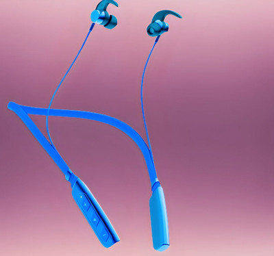 QPG STORE Rokerz 235 Pro Wireless Bluetooth Neckband(0B.348 Bluetooth(Blue, In the Ear)