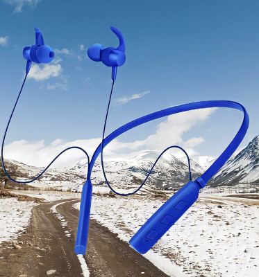 GPQ STORE Rokerz 235 Pro Wireless Bluetooth Neckband(0B.112 Bluetooth(Blue, In the Ear)