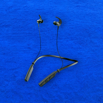 QPG STORE Rokerz 235 Pro Wireless Bluetooth Neckband(0.1798 Bluetooth(Black, In the Ear)