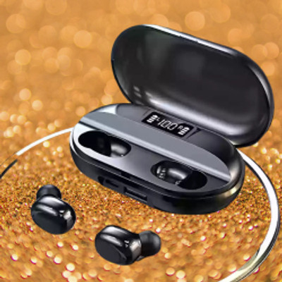 GUGGU T2_Bluetooth Truly Wireless in Ear Earbuds with Mic in-Built Gaming Mode503 Bluetooth(Black, In the Ear)