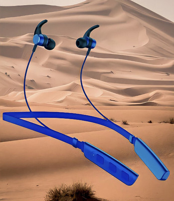 GPQ STORE Rokerz 235 Pro Wireless Bluetooth Neckband(B.0.277 Bluetooth(Blue, In the Ear)