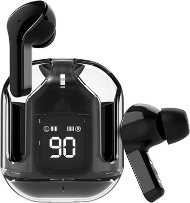 roxfire Ultrapods pro Black With Sound Boom Quality In 5.3 Bluetooth Version Bluetooth Bluetooth(Black, In the Ear)