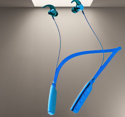 QPG STORE Rokerz 235 Pro Wireless Bluetooth Neckband(0B.300 Bluetooth(Blue, In the Ear)