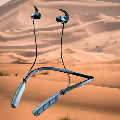 GPQ STORE Rokerz 235 Pro Wireless Bluetooth Neckband(0.416 Bluetooth(Black, In the Ear)