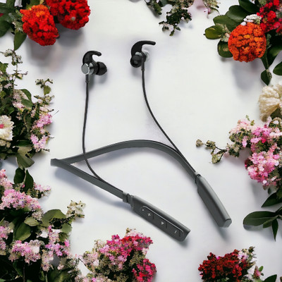 GPQ STORE Rokerz 235 Pro Wireless Bluetooth Neckband(0.977 Bluetooth(Black, In the Ear)