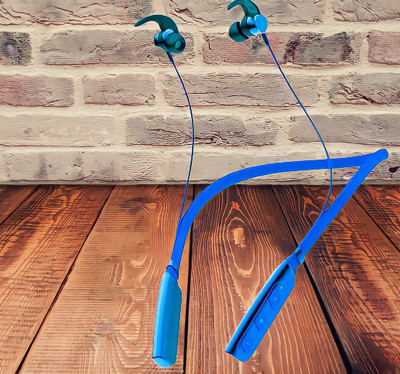 GPQ STORE Rokerz 235 Pro Wireless Bluetooth Neckband(0B.831 Bluetooth(Blue, In the Ear)
