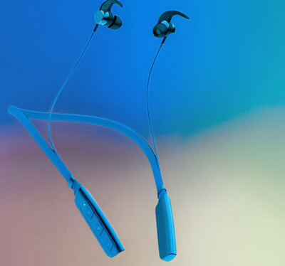 QPG STORE Rokerz 235 Pro Wireless Bluetooth Neckband(0B.211 Bluetooth(Blue, In the Ear)