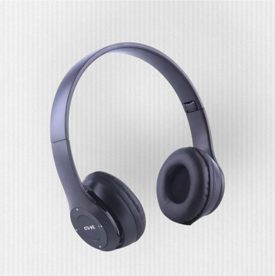 house of common Foldable Wireless Gaming Headphones with Mic and Surround Sound_VE Bluetooth & Wired(Black, On the Ear)