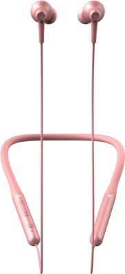 Omphalos ELECTRO PRO Neckband Upto 30 Hours Playtime with ASAP Charge Bluetooth(Pink, In the Ear)