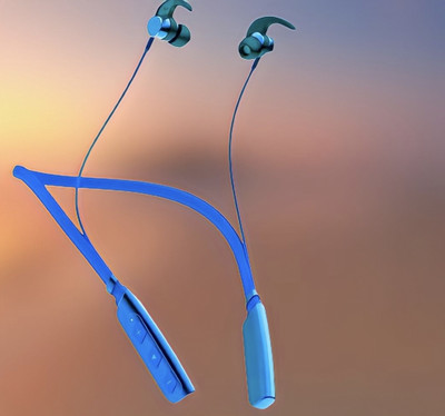 GPQ STORE Rokerz 235 Pro Wireless Bluetooth Neckband(0B.957 Bluetooth(Blue, In the Ear)