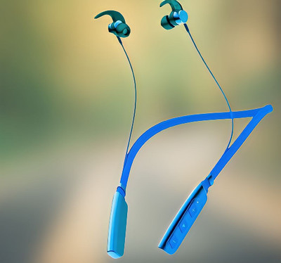 GPQ STORE Rokerz 235 Pro Wireless Bluetooth Neckband(0B.1073 Bluetooth(Blue, In the Ear)