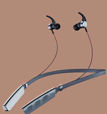GPQ STORE Rokerz 235 Pro Wireless Bluetooth Neckband(0.168 Bluetooth(Black, In the Ear)
