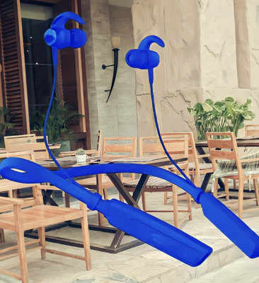 QPG STORE Rokerz 235 Pro Wireless Bluetooth Neckband(0B.451 Bluetooth(Blue, In the Ear)