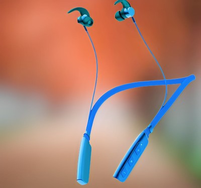 GPQ STORE Rokerz 235 Pro Wireless Bluetooth Neckband(0B.1079 Bluetooth Headset(Blue, In the Ear)