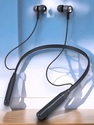 AIZINA Bluetooth Neckband Headphones with Customizable Sound Settings_CA Bluetooth & Wired(Multicolor, In the Ear)