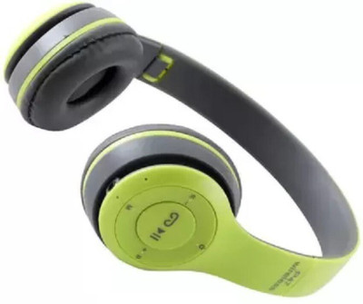 4uonly P47 WIRELESS BLUETOOTH HEADPHONE WITH HIFI QUALITY SOUND BASS AND7 Bluetooth(Black, On the Ear)