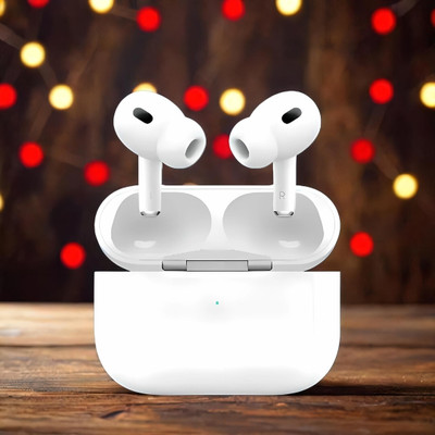 JQVA Earbuds Plus ANC Enabled & Touch Mic Bluetooth(White, In the Ear)