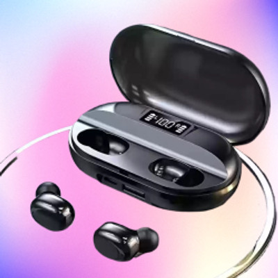 GUGGU T2_Bluetooth Truly Wireless in Ear Earbuds with Mic in-Built Gaming Mode540 Bluetooth(Black, In the Ear)