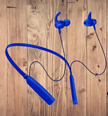 GPQ STORE Rokerz 235 Pro Wireless Bluetooth Neckband(0B.21 Bluetooth(Blue, In the Ear)