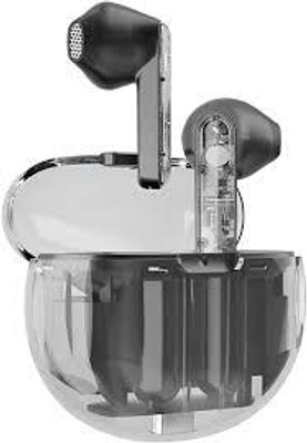 TechKiyo Transparent TWS Earbuds 8D Stereo Audio With 24Hrs Playtime with case (Multi) Bluetooth(Multicolor, In the Ear)