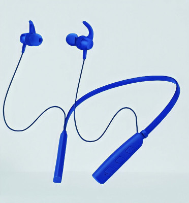 GPQ STORE Rokerz 235 Pro Wireless Bluetooth Neckband(0B.187 Bluetooth(Blue, In the Ear)