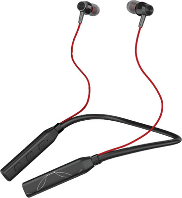 LAZYwindow FPX Nova Power Bass Bluetooth Neckband | Pure Freedom, HD Sound Bluetooth Gaming(Black, In the Ear)