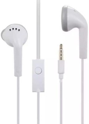 BUNAS Earphones with Mic, Powerful HD Sound with High Bass,K-05 Wired Headset(White, In the Ear)