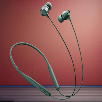PTROX Bullets Z2 - MAGNETIC POWER OFF/ON 48Hr Playtime Headphone Neckband AC25 Bluetooth(Green, In the Ear)