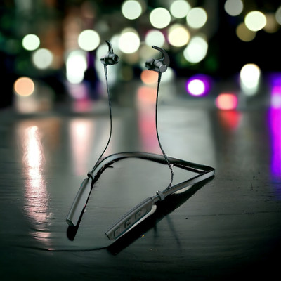 GPQ STORE Rokerz 235 Pro Wireless Bluetooth Neckband(0.2367 Bluetooth(Black, In the Ear)
