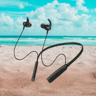 GPQ STORE Rokerz 235 Pro Wireless Bluetooth Neckband(0.4236 Bluetooth(Black, In the Ear)