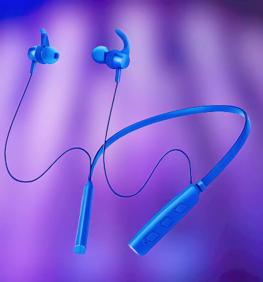 GPQ STORE Rokerz 235 Pro Wireless Bluetooth Neckband(0B.213 Bluetooth(Blue, In the Ear)