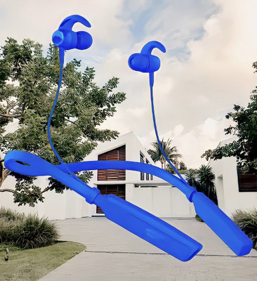 GPQ STORE Rokerz 235 Pro Wireless Bluetooth Neckband(0B.614 Bluetooth(Blue, In the Ear)