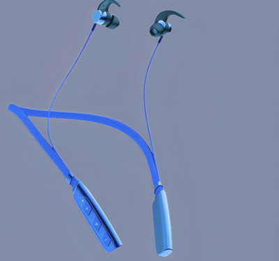 QPG STORE Rokerz 235 Pro Wireless Bluetooth Neckband(0B.188 Bluetooth(Blue, In the Ear)