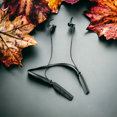 GPQ STORE Rokerz 235 Pro Wireless Bluetooth Neckband(0.3723 Bluetooth(Black, In the Ear)