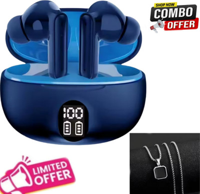 DOBOPO Earbuds with Touch Sensor Wireless Bluetooth Connectivity Bluetooth Headset Bluetooth Headset(multicolour, True Wireless)