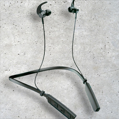 QPG STORE Rokerz 235 Pro Wireless Bluetooth Neckband(0.2212 Bluetooth(Black, In the Ear)