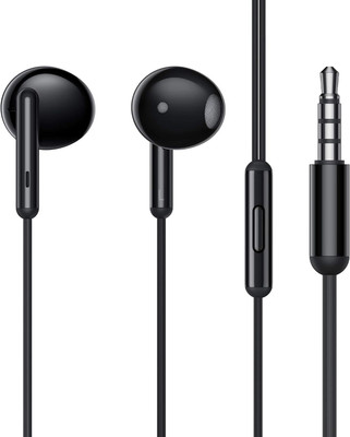 skyphr Buds Classic Wired in Ear Earphones with Mic (Black) Wired Headset(black, In the Ear)