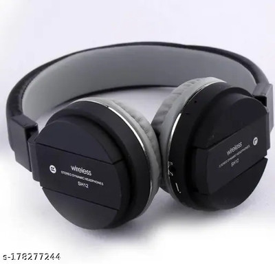 ENMORA SH12 Headset Super Bluetooth Headset ( On the Ear) rty41 Bluetooth & Wired(Multicolor, On the Ear)