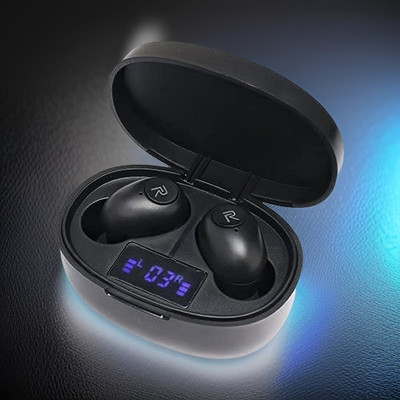 GUGGU G22_T12 TWS Bluetooth 5.0 Earbuds: Wireless Freedom with LED Display Bluetooth(Black, In the Ear)
