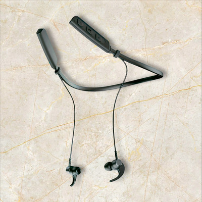 QPG STORE Rokerz 235 Pro Wireless Bluetooth Neckband(0.2197 Bluetooth(Black, In the Ear)