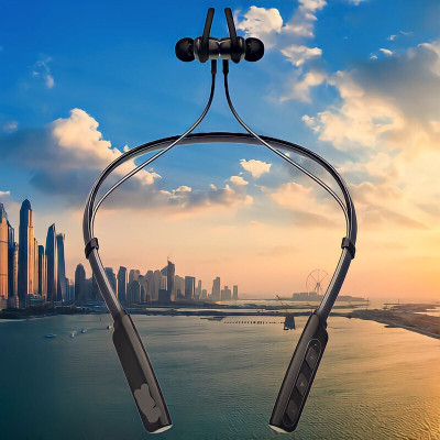 GPQ STORE Rokerz 235 Pro Wireless Bluetooth Neckband(0.481 Bluetooth(Black, In the Ear)